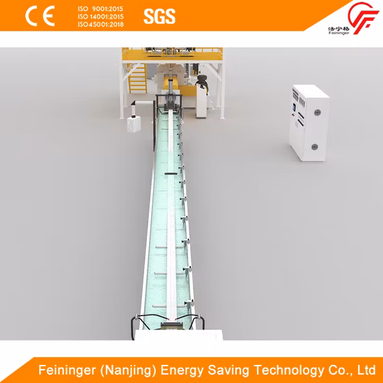 CO2-schäumende PS-Fußleisten-Extrusionslinie/Fertigungslinie für Sockelleisten